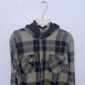 Hooded flannel